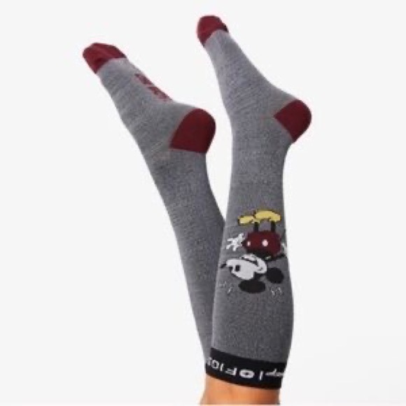 FIGS Mickey Mouse Oh Boy! Sock NWOT Medium - Picture 3 of 6